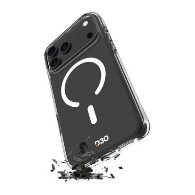 Etui Puro Impact Clear D3O TPU+PC kompatybilne z MagSafe na iPhone 17 Pro - przezroczyste