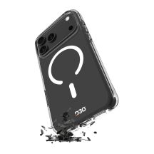 Etui Puro Impact Clear D3O TPU+PC kompatybilne z MagSafe na iPhone 17 Pro - przezroczyste