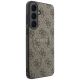 4. Etui Guess Embossed 4G Ring Classic Logo MagSafe na Samsung Galaxy S26 FE - brązowe