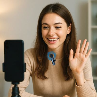 8. MEDIA-TECH ZESTAW MIKROFONÓW KRAWATOWYCH MICRO-MIC DUO MT416