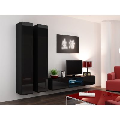 7. Witryna VIGO pełna'180' 180/40/30 czarny/czarny poł