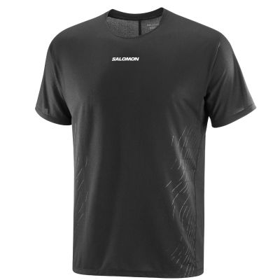 Salomon Sense Aero SS Tee Gfx M LC2699800 Czarne 2XL