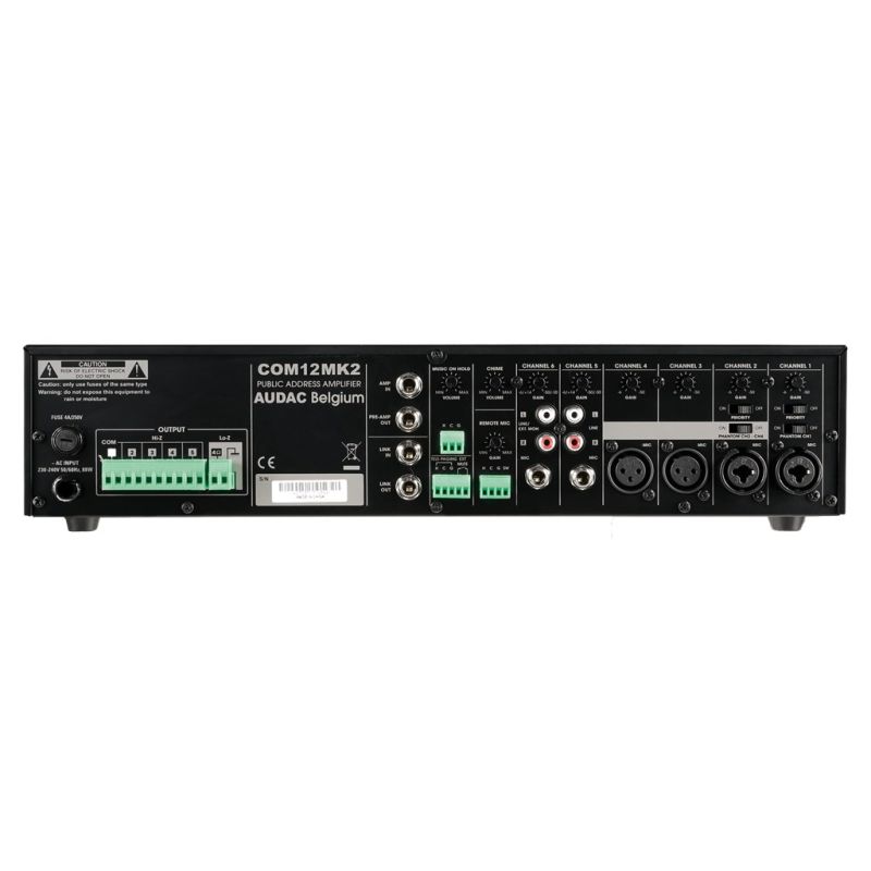 2. AUDAC WZMACNIACZ 120W 100V MK2 VERSION