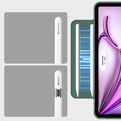 4. Etui ESR Rebound Magnetic na iPad Pro 12.9” 2020 / 2021 / 2022 / iPad Air 13” 2024 / 2025 - zielone