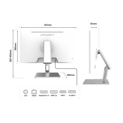 3. Monitor JAPANNEXT 68,6cm JN-IPS27WQHDR-C65W-FLD-T HDMI/DP Touch WQHD