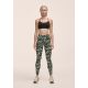 Legginsy damskie Casall Essential Printed Tights zielony