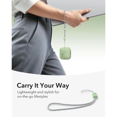 6. Etui ESR Pulse HaloLock MagSafe na Apple AirPods 4 / 5 - jasnozielone