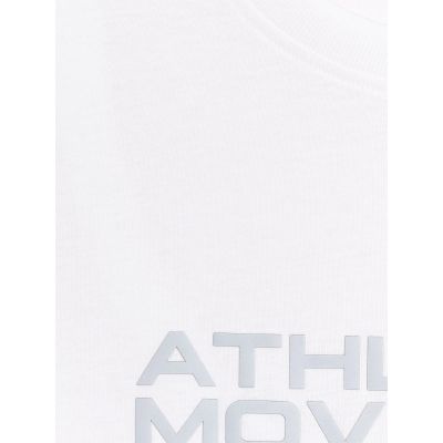 9. T-shirt regular z nadrukiem męski 4F 4FRAW25TTSHM3384-10S