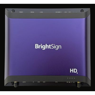 BrightSign HD1026 odtwarzacz multimedalny Czarny 4K Ultra HD 3840 x 2160 px Wi-Fi