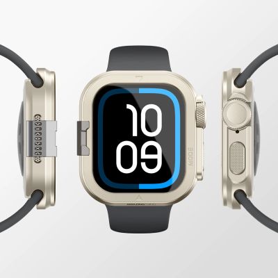 2. Etui metalowe AMAZINGTHING Titan Pro na Apple Watch 11 46mm aluminiowe - tytanowe