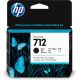 HP Czarny wkład atramentowy 712 DesignJet 80 ml