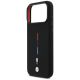 6. Etui BMW M Silicon Tricolor Line MagSafe na iPhone 17 Pro Max - czarne