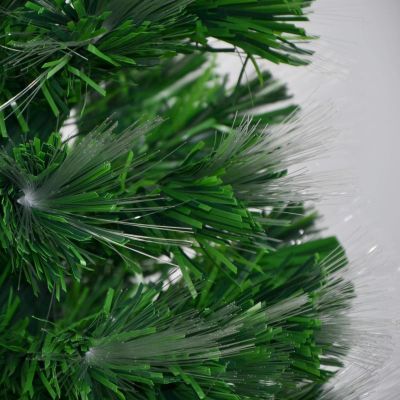 2. CHOINKA DEKORACYJNA ŚWIATŁOWODOWA CIEPŁY ZIMNY BIAŁY 120CM