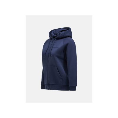2. Bluza Peak Performance W Original Small Logo Zip Hood granatowy