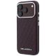 2. Etui Karl Lagerfeld Grained Allover Logo Metal Elongated MagSafe na iPhone 17 Pro Max / 18 Pro Max - burgundowe