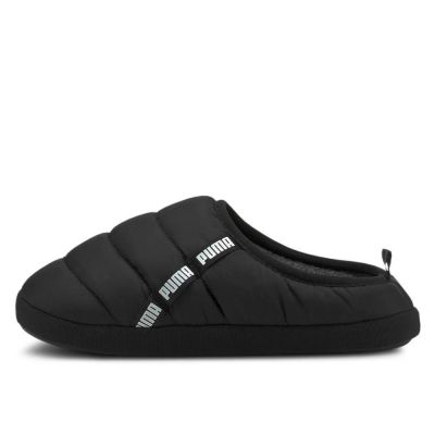 6. Kapcie klapki męskie/damskie zimowe PUMA SCUFF BLACK czarne ocieplane (384945-01)