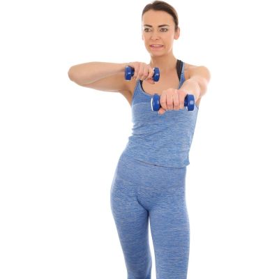 61. ZESTAW HANTLI VDB 12KG STOJAK CHOINKA ENERO FIT