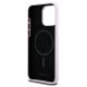 7. Etui DKNY Liquid Silicone Small Metal Logo MagSafe na iPhone 14 Pro Max - różowe