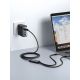 13. Kabel Joyroom Speedy Series S-A21 2w1 USB-C - USB-C / USB-C 100W 1.5m - czarny