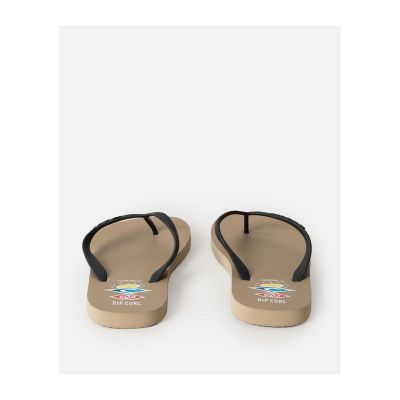 2. Japonki plażowe RIP CURL Icons Of Surf Bloom Open Toe beżowe