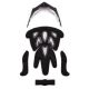 21. Kask rowerowy Meteor MV29 Drizzle XL 61-63 cm czarny/neonowy zielony