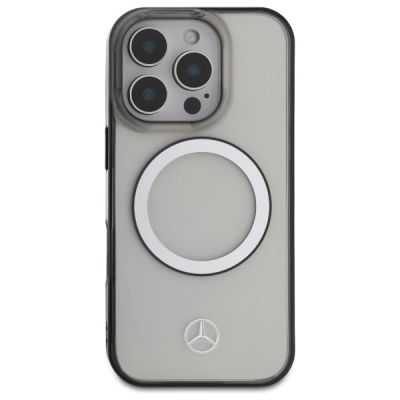 3. Etui Mercedes Printed logo MagSafe na iPhone 16 Pro Max - przezroczyste