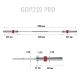 3. Gryf prosty olimpijski 20kg 2200mm GOP220 PRO + ZG1000R zaciski lock HMS