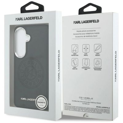 8. Etui Karl Lagerfeld Perforated KL MagSafe na Samsung Galaxy S26 - czarne