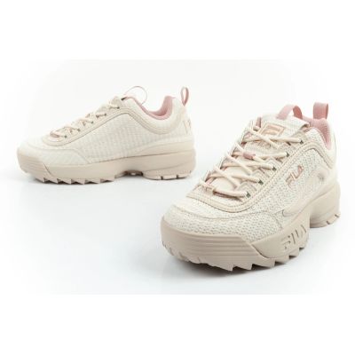 8. Fila Disruptor buty damskie sportowe sneakersy modne beżowe wygodne