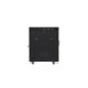 4. LANBERG SZAFA STOJĄCA RACK 19" 15U 600X800 DRZWI SZKLANE LCD CZARNA FF01-6815-12BL (FLAT PACK)