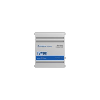 4. Teltonika TSW101 Gigabit Ethernet (10/100/1000) Obsługa PoE Metaliczny