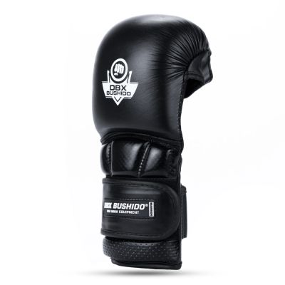 5. Rękawice MMAsparingowe M - Warrior Black - LegacySeries