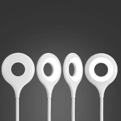 7. Mini lampka Wozinsky bezprzewodowa lampka LED do czytania z klipsem + kabel USB-C - biała