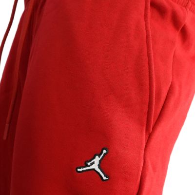 6. Spodnie sportowe męskie Air Jordan Brooklyn Essential Fleece czerwone - DQ7340-687