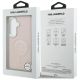8. Etui Karl Lagerfeld Embossed Ring RSG Logo MagSafe na Samsung Galaxy S26 - różowe