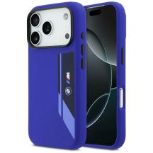 Etui BMW M Silicon Vertical Logo MagSafe na iPhone 17 Pro - granatowe