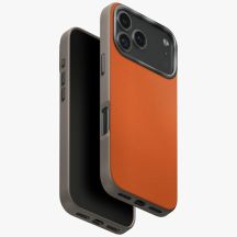 Etui UNIQ Lyden DS na iPhone 17 Pro Magclick Charging - pomarańczowo-szary
