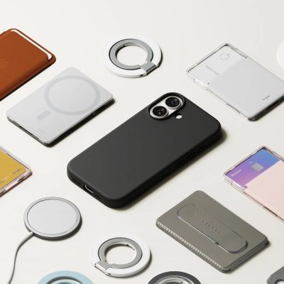 9. Etui Ringke Silicone Magnetic MagSafe na iPhone 17 - czarne