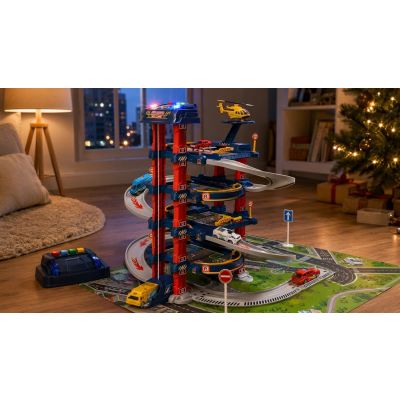 11. Extralink KIDS PARKING SAMOCHODOWY GARA? Z ELEKTRYCZN? WIDN? AUTKA SAMOCHODZIKI DLA DZIECI