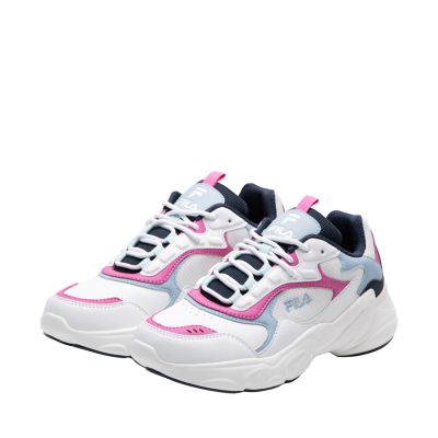 2. Buty damskie Fila Collene CB biało-różowe FFW0046 13528