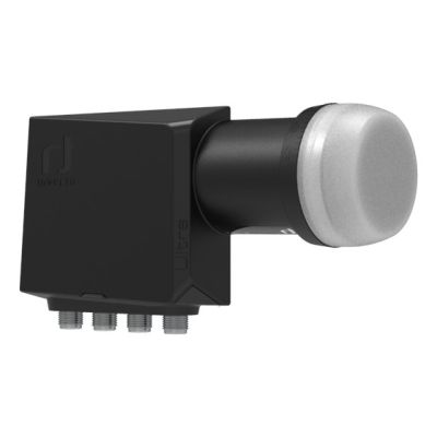 Inverto IDLT-QTL412-ULTRA-OPN konwerter LNB Czarny, Szary