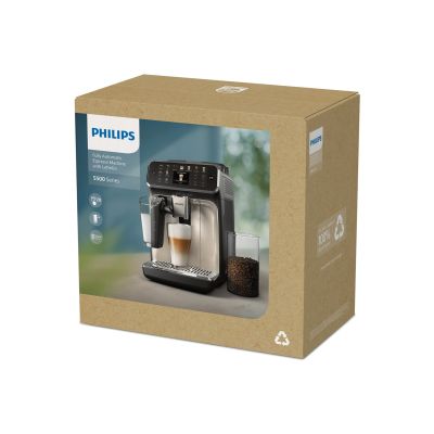 17. Philips | Ekspres do kawy | EP5549/70 Seria 5500 LatteGo | Ciśnienie pompy 15 bar | Wbudowany spieniacz do mleka | Automatyczny | 1500 W | Czarny