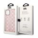 8. Etui Karl Lagerfeld Mono Vertical Stripe na iPhone 14 Plus - różowe