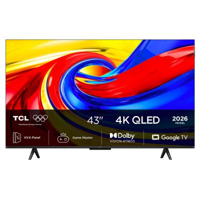 10. TCL P7L 43P7L Telewizor 109,2 cm (43") 4K Ultra HD Smart TV Wi-Fi Czarny 400 cd/m2