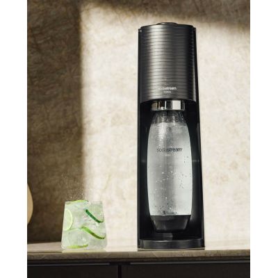 2. SodaStream Terra Nero Value Pack Metal, Plastik, Poli(tereftalan etylenu) (PET) Czarny