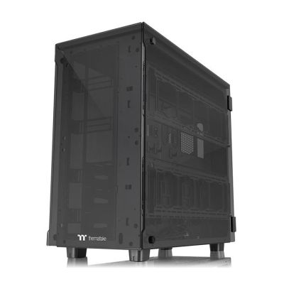 4. Obudowa Thermaltake View 91 RGB TG CA-1I9-00F1WN-00 (ATX, Extended ATX, Micro ATX, Mini ITX, XL-ATX; kolor czarny)