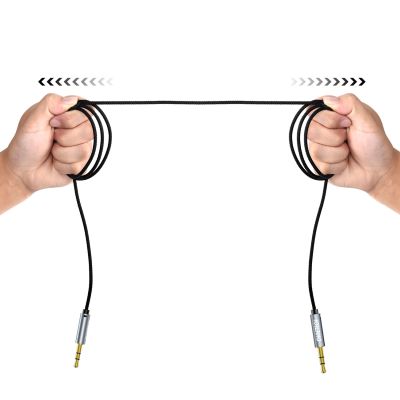 3. Kabel Choetech AUX002 mini jack 3.5mm (męski) / mini jack 3.5mm (męski) 1.2m - czarny