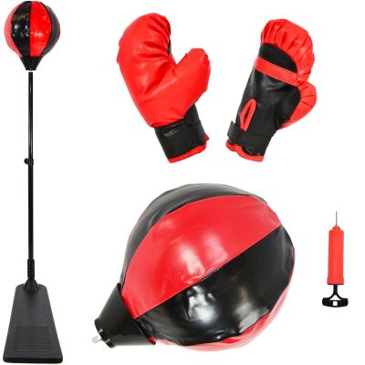 5. ZESTAW BOKSERSKI ENERO DLA DZIECI REGULOWANY 75-128CM I RĘKAWICE