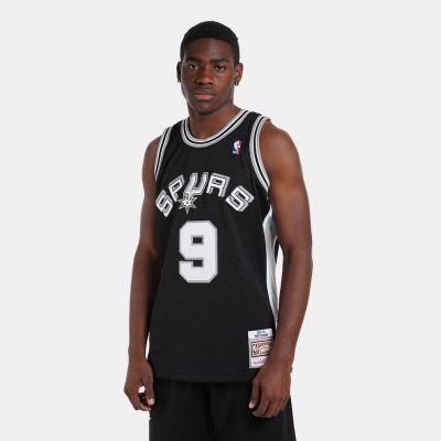 2. Koszulka Mitchell & Ness San Antonio Spurs NBA Swingman Jersey Spurs 2001 Tony Parker M SMJYLG19018-SASBLCK01TPA