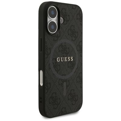 4. Etui Guess 4G Ring Classic Logo MagSafe  do iPhone 17 - czarne